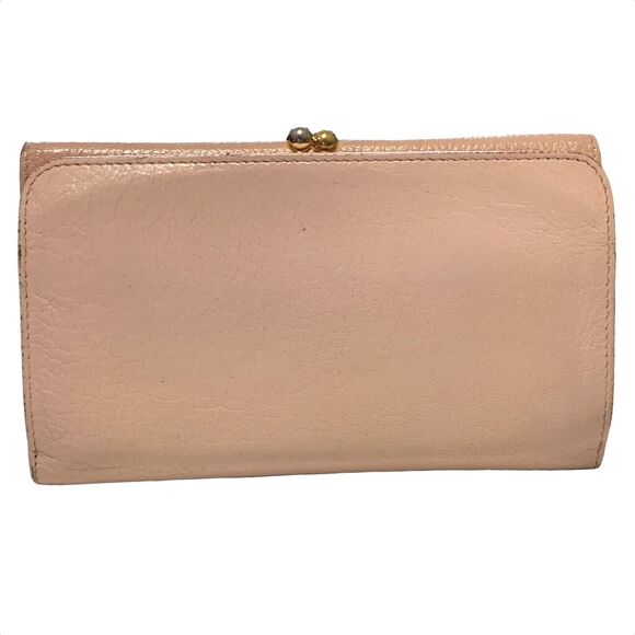 Miu Miu Madras Fiocco Tri-Fold Continental Wallet Purse Orchid Pink Cream Ribbon - Picture 12 of 12